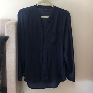 Navy blue blouse